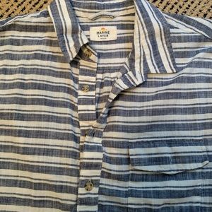 Marine Layer Half Button Down